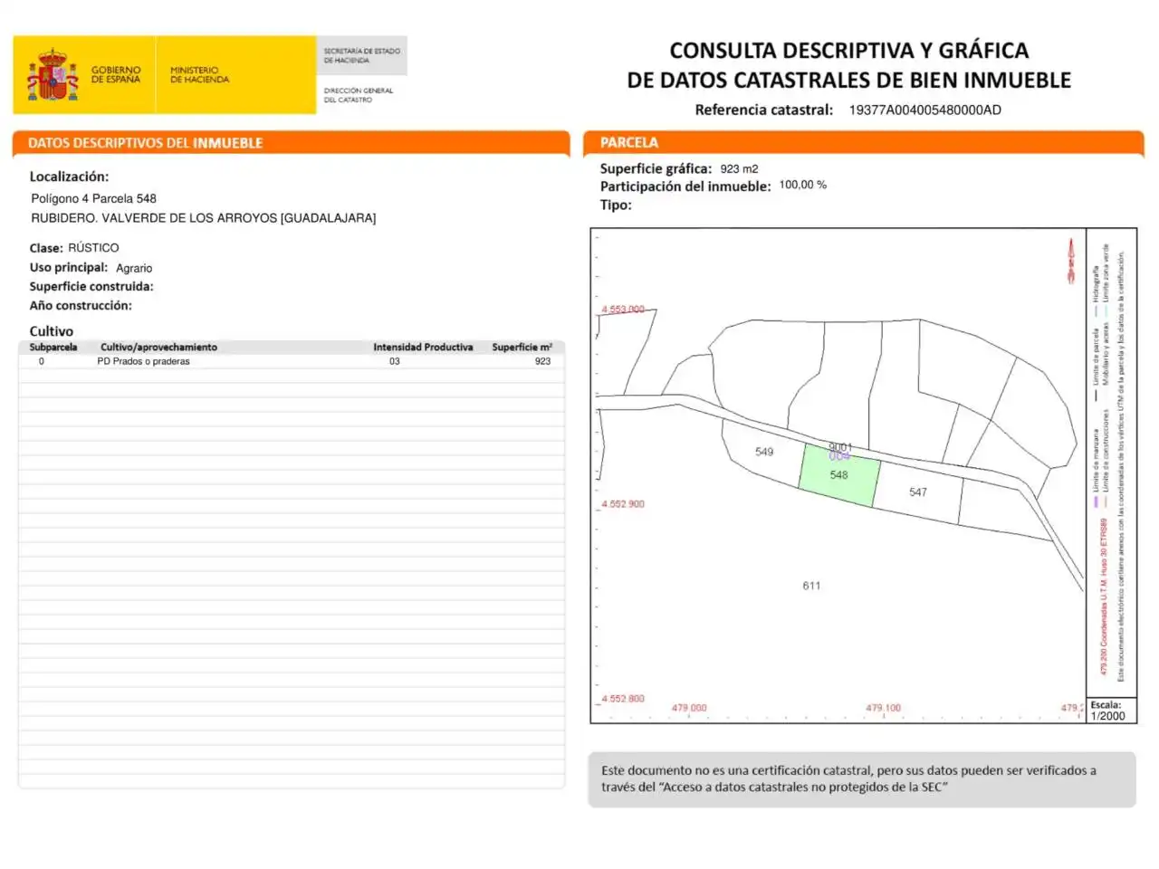 Rustikales Grundstück zum Verkauf in Calle carretera tamajon, imagen 9