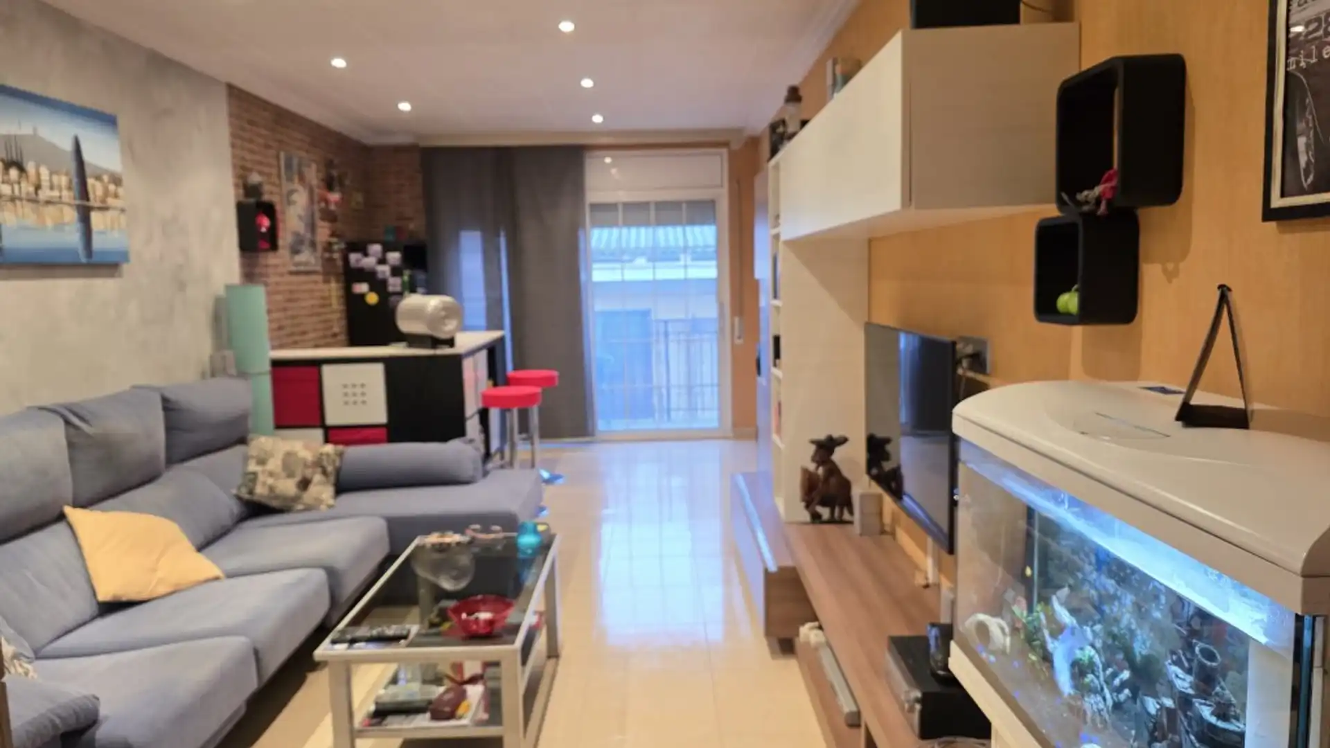 Sala d'estar de Pis en venda en Les Franqueses del Vallès