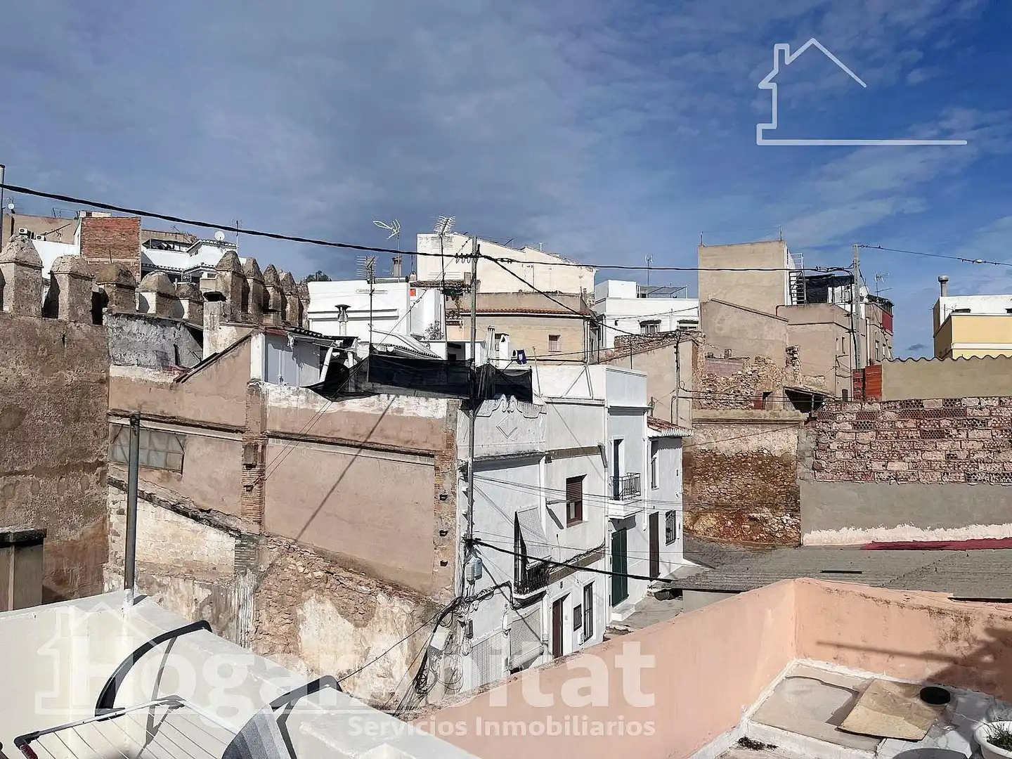Vista exterior de Casa adosada en venta en Llíria con Aire acondicionado, Terraza y Trastero