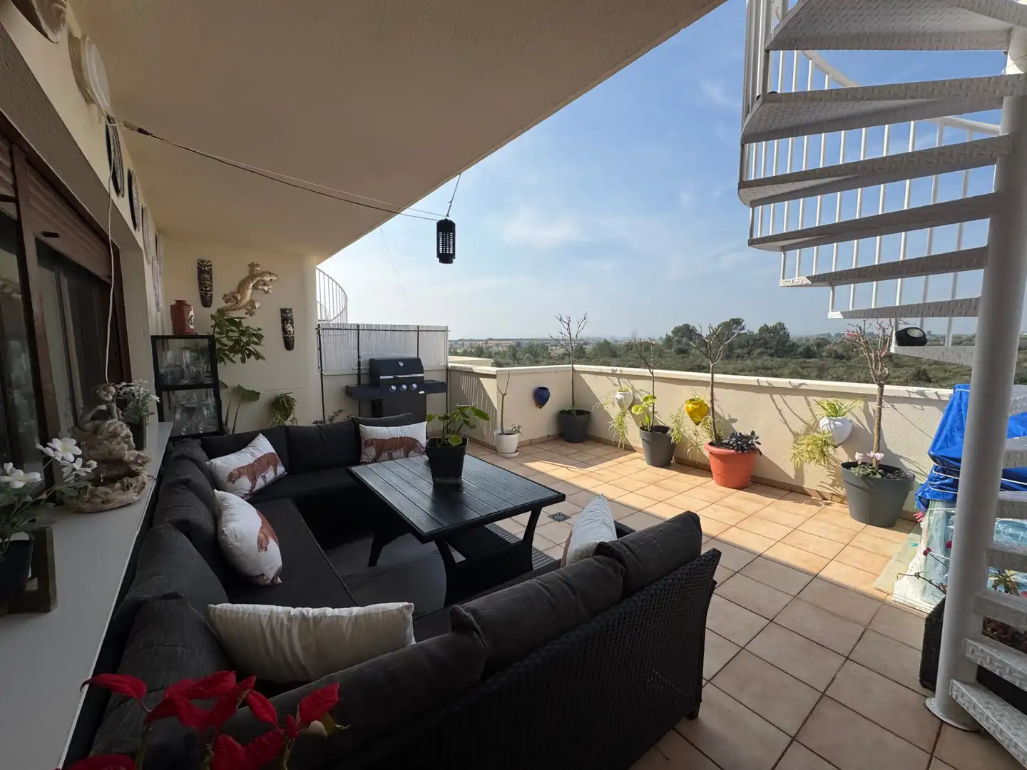 Terraza de Dúplex en venta en San Jorge / Sant Jordi con Aire acondicionado, Terraza y Trastero