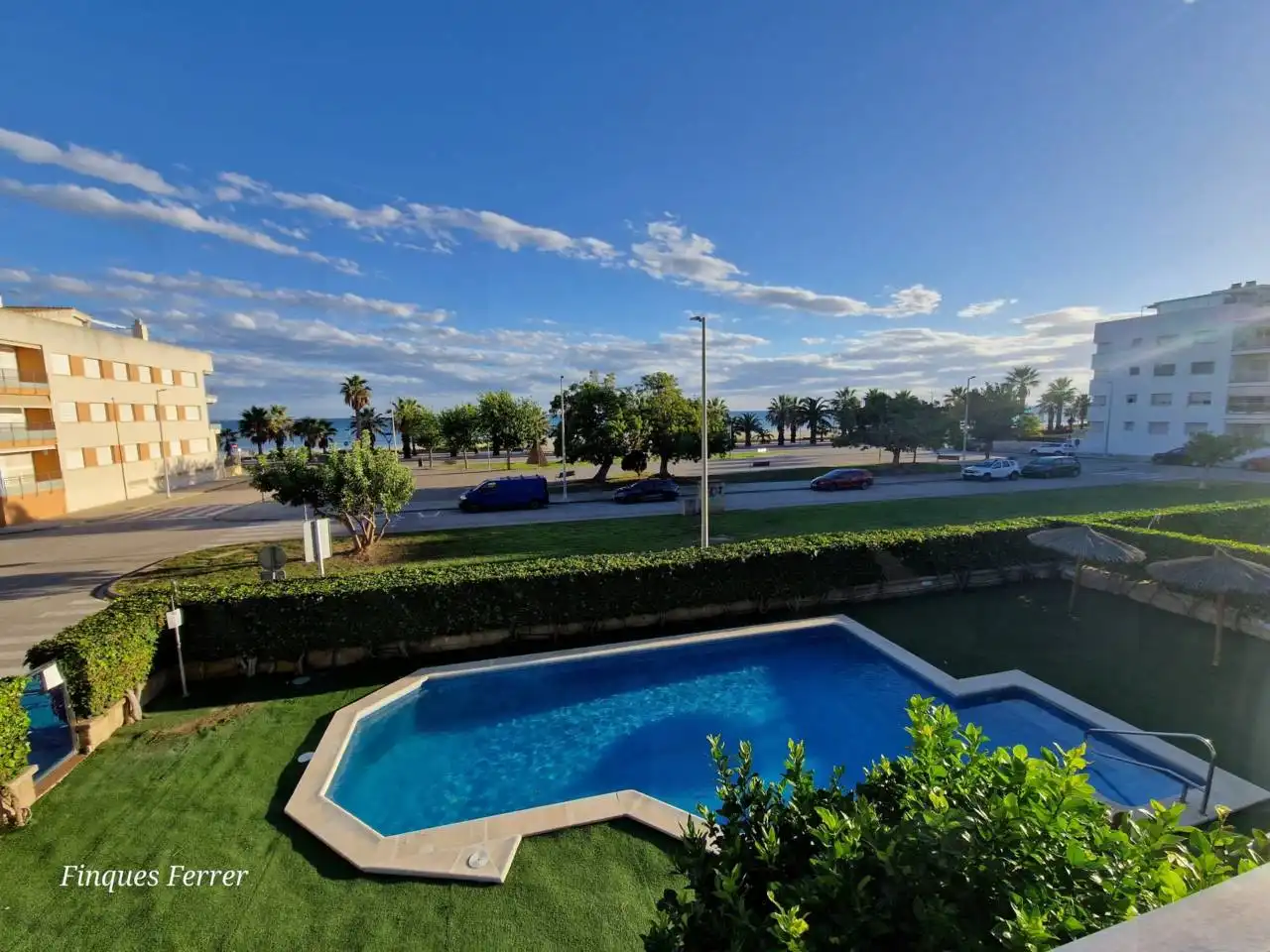 Garden of Flat for sale in Cubelles  with Air Conditioner, Heating and Terrace