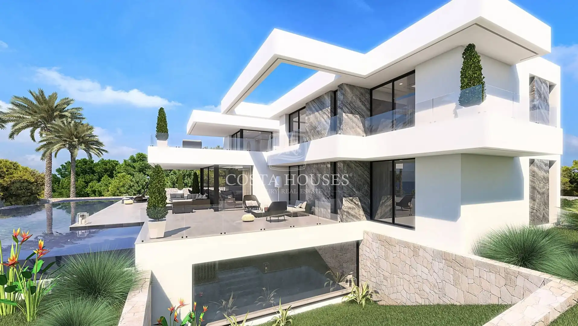 Exterior view of Houses for sale in Dénia  with Air Conditioner, Private garden and Terrace