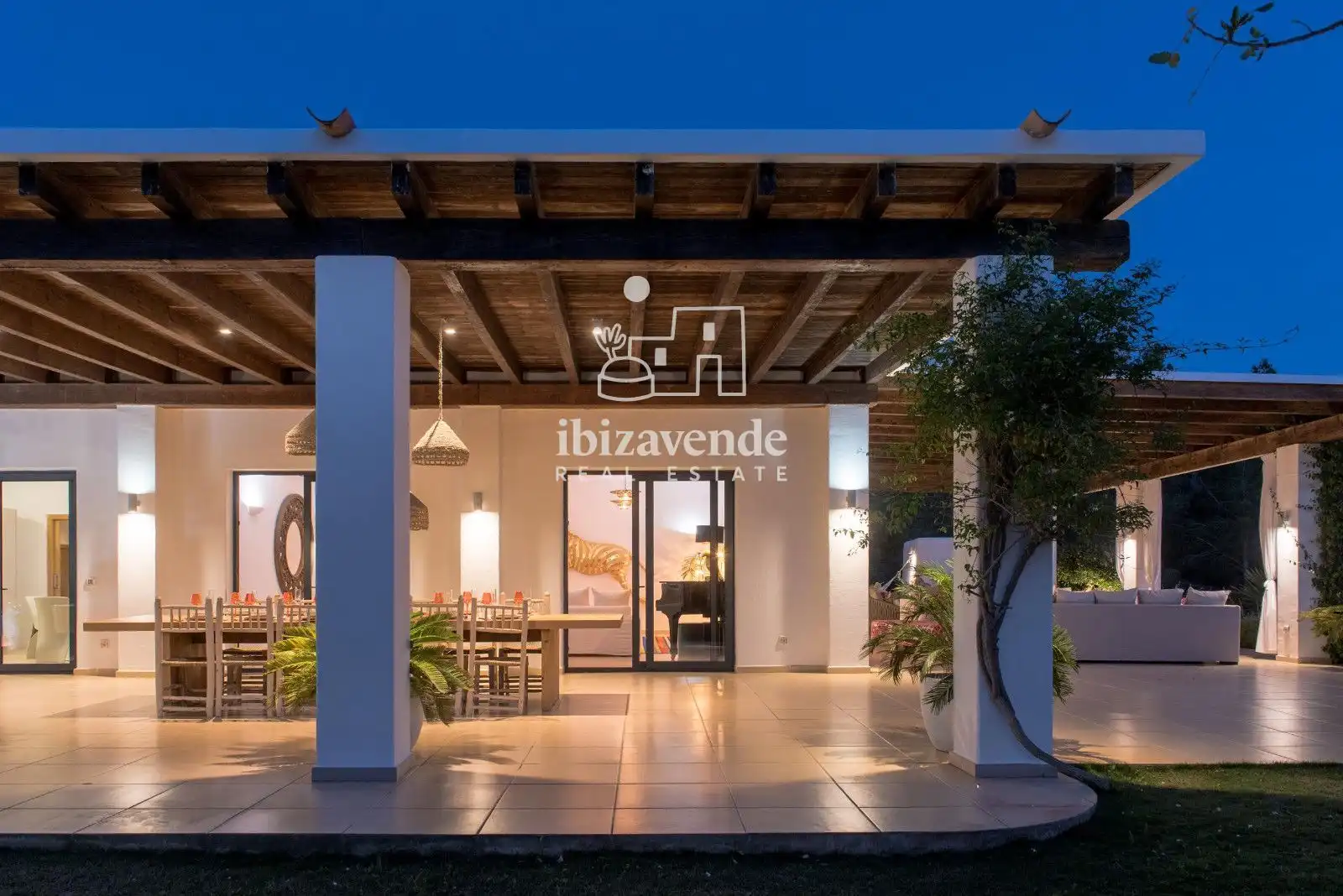 Terraza de Casa o chalet de alquiler en Santa Eulària des Riu con Aire acondicionado, Calefacción y Terraza