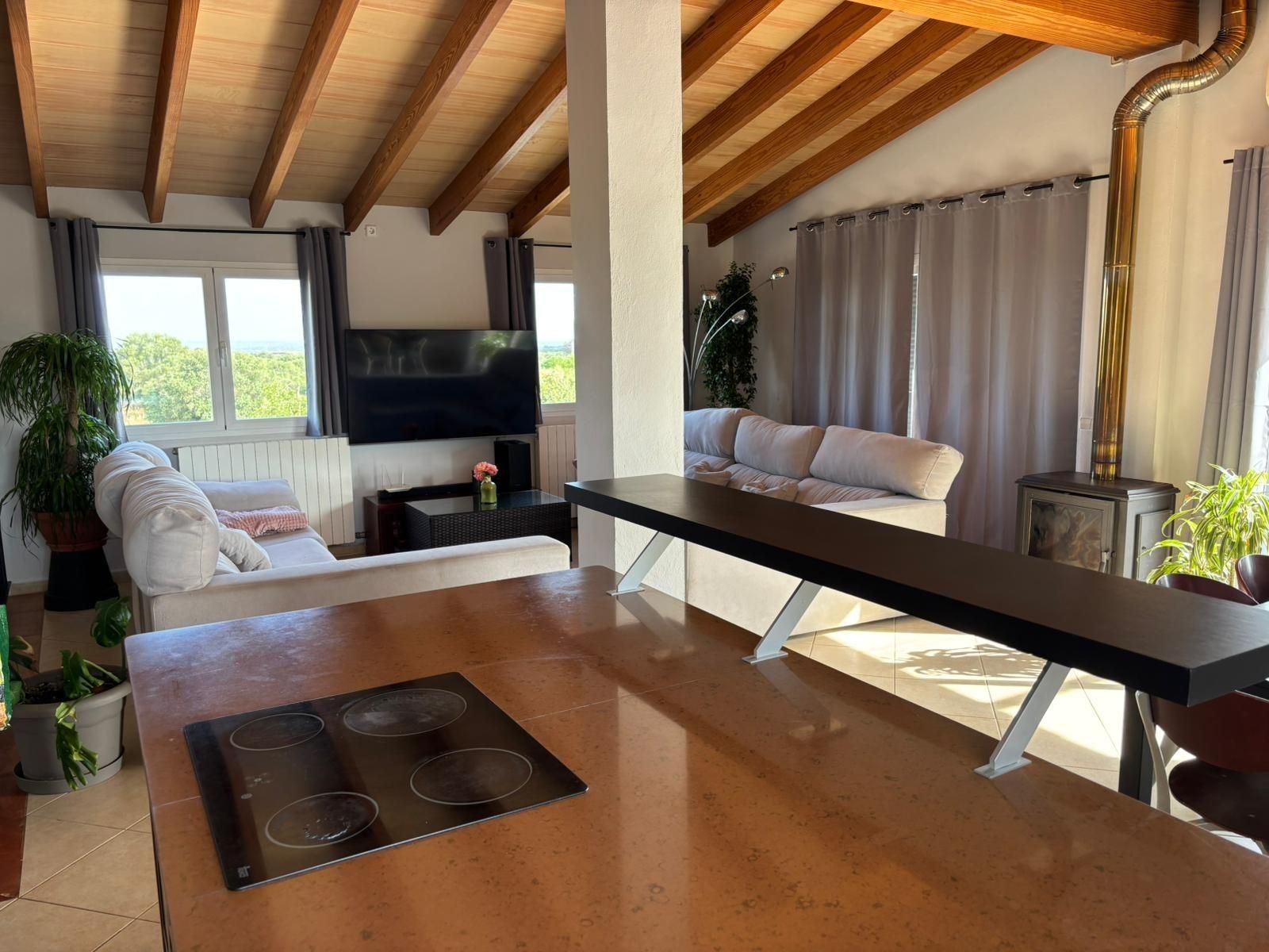 Sala de estar de Finca rústica en venta en Campos con Aire acondicionado, Calefacción y Jardín privado