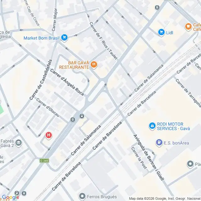 Vista exterior de Pis en venda en Gavà