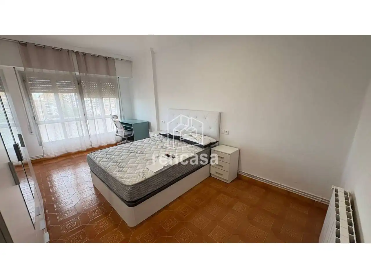 Bedroom of Flat for rent in Lleida  with Heating, Furnished and Balcony