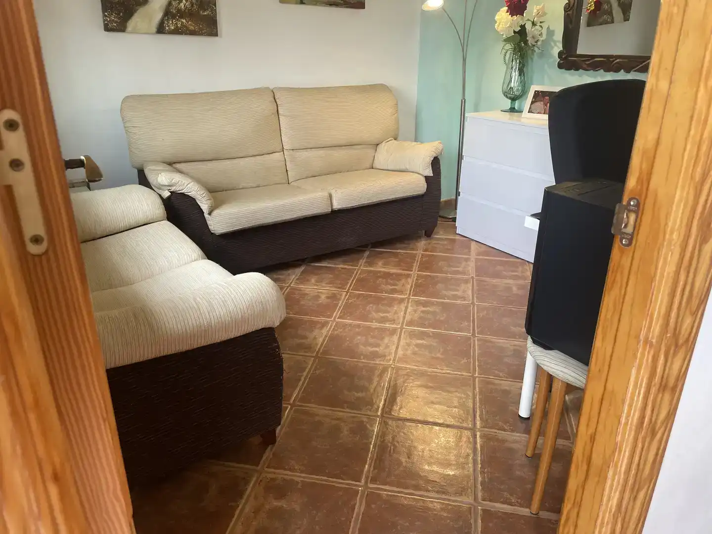 Sala de estar de Casa o chalet en venta en Málaga con Aire acondicionado, Trastero y Amueblado