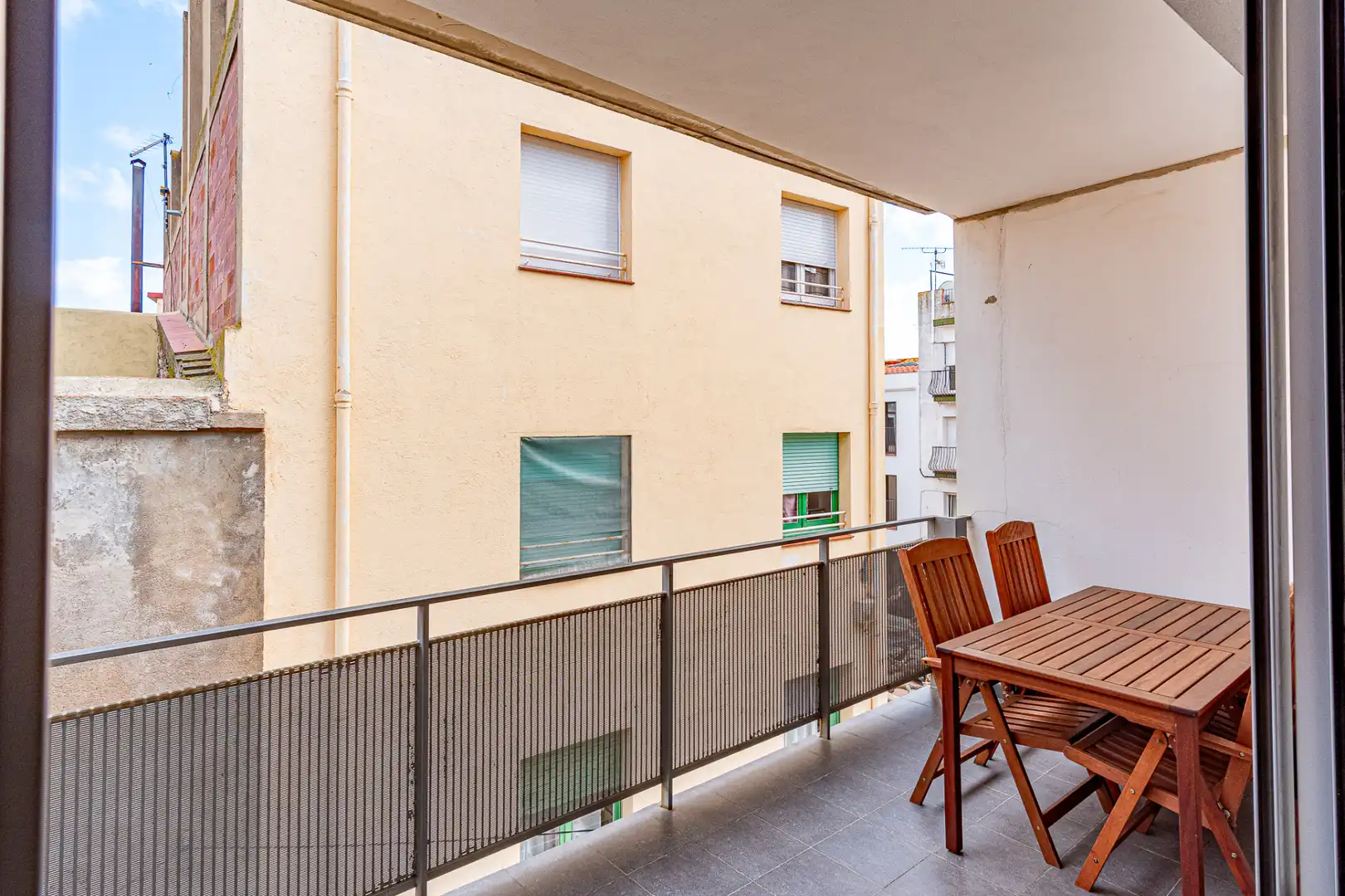 Terrasse von Wohnung zum Verkauf in Llançà mit Klimaanlage, Heizung und Terrasse