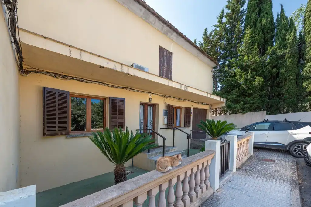 Außenansicht von Country house zum Verkauf in Pollença mit Privatgarten, Terrasse und Abstellraum