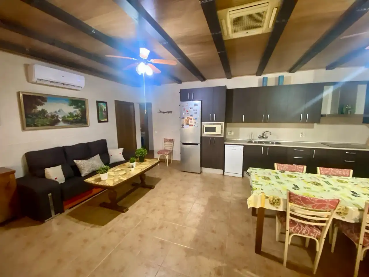 Cocina de Casa o chalet en venta en Villarrubia de los Ojos con Aire acondicionado, Calefacción y Jardín privado
