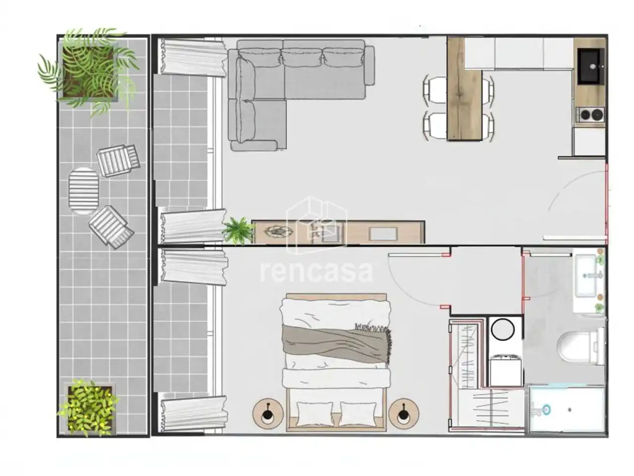 Bedroom of Flat for sale in Cambrils  with Air Conditioner, Heating and Furnished