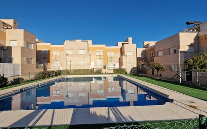 Swimming pool of Single-family semi-detached for sale in  Almería Capital  with Private garden, Terrace and Balcony