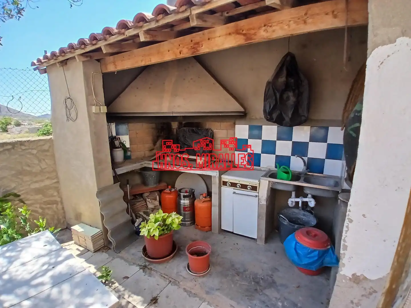Küche von Haus oder Chalet zum Verkauf in Algueña mit Privatgarten, Terrasse und Abstellraum