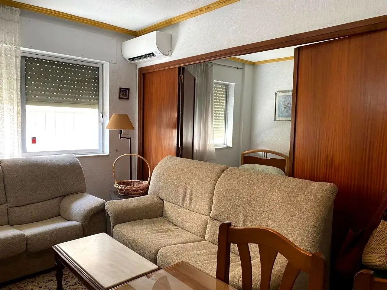 Wohnzimmer von Erdgeschoss zum Verkauf in San Pedro del Pinatar mit Klimaanlage und Möbliert