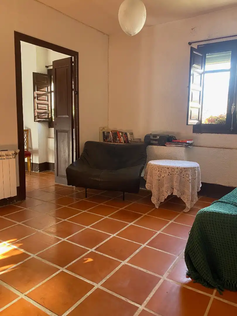 Sala de estar de Finca rústica en venta en Riudecanyes con Calefacción, Terraza y Amueblado