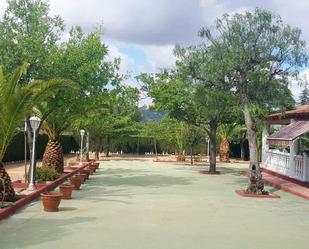 Vista exterior de Finca rústica en venda en Sax amb Terrassa i Piscina