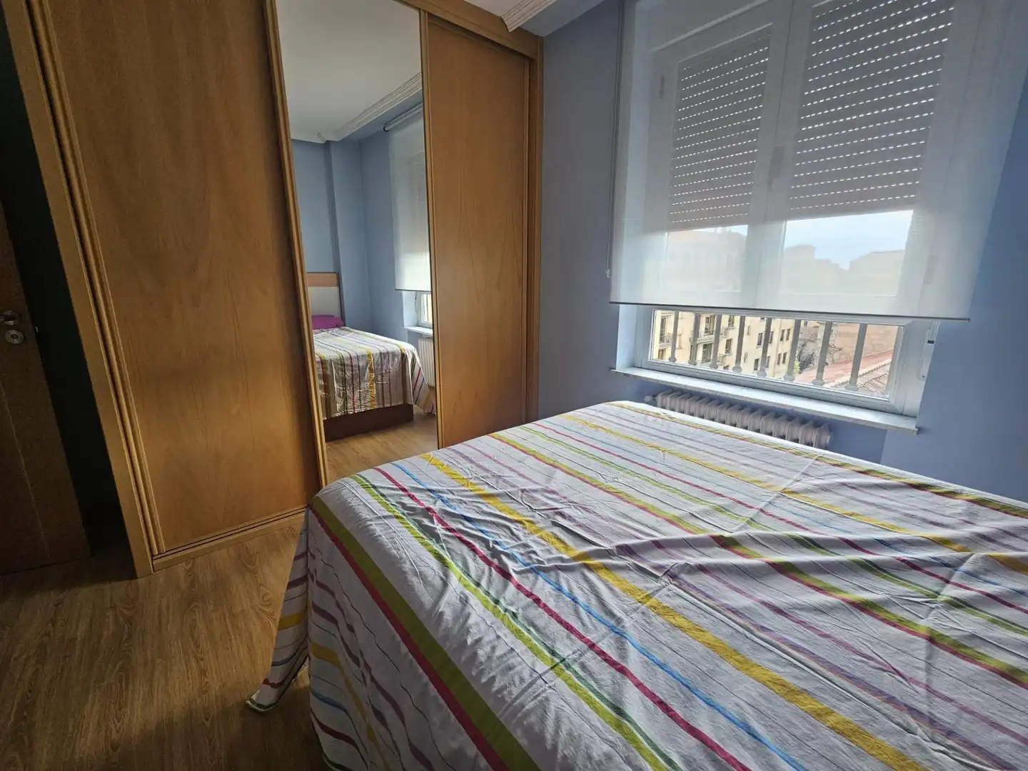 Schlafzimmer von Wohnung zur Miete in Salamanca mit Klimaanlage, Heizung und Abstellraum