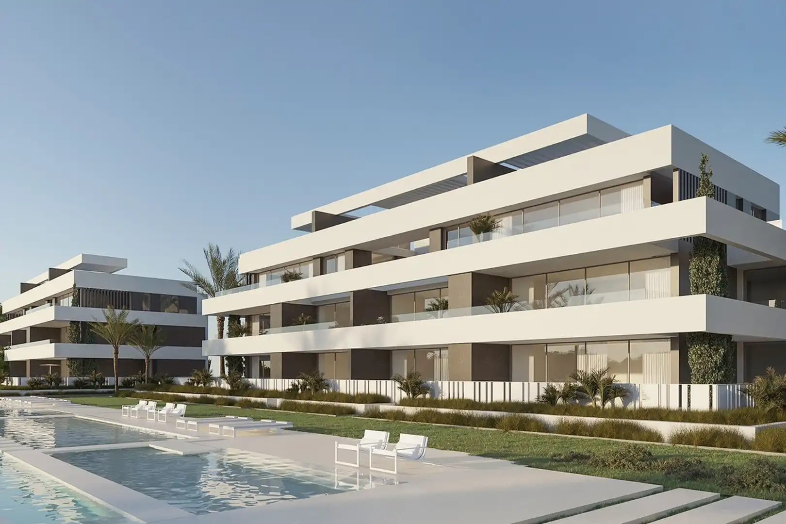 Vista exterior de Piso en venta en La Nucia con Aire acondicionado, Calefacción y Jardín privado