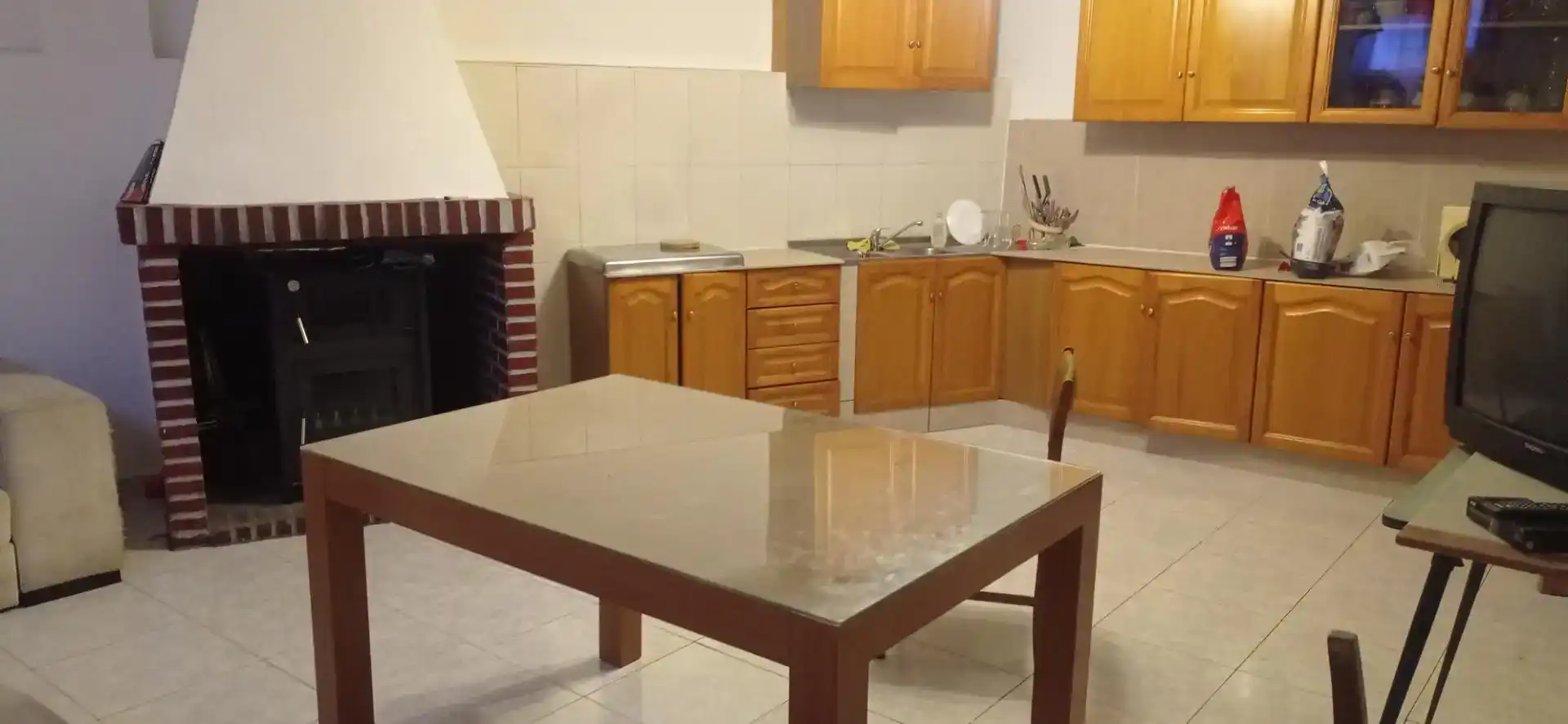 Cocina de Casa adosada en venta en Baza con Trastero y Balcón