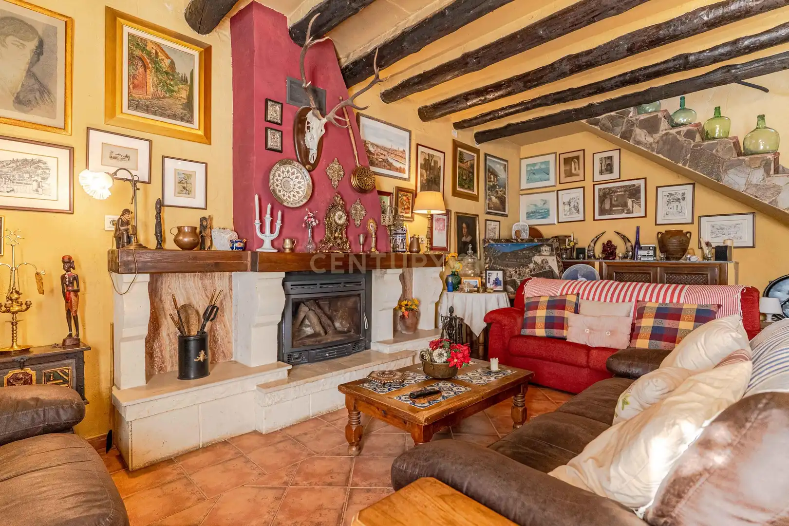 Living room of Houses for sale in Lanjarón  with Private garden, Storage room and Swimming Pool