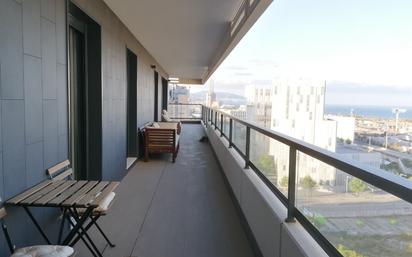 Terrace of Flat for sale in  Barcelona Capital  with Air Conditioner, Heating and Swimming Pool