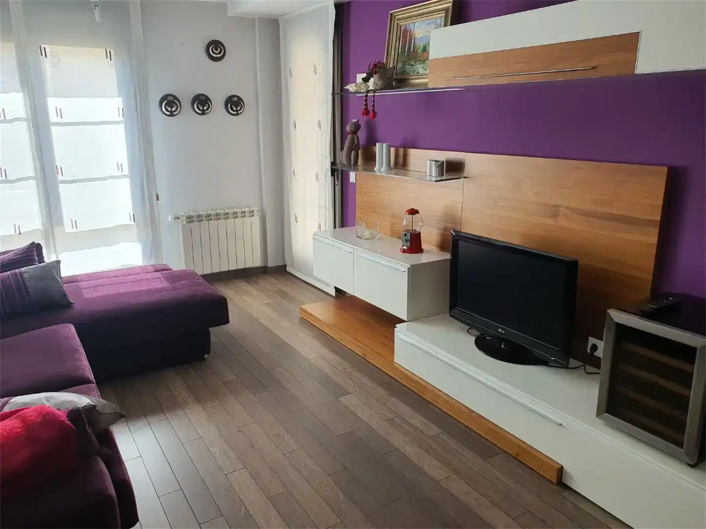 Sala d'estar de Pis en venda en Abejar amb Parquet i Balcó