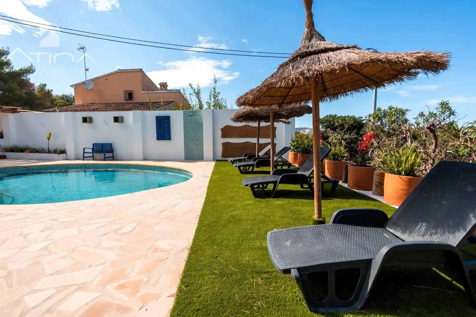 Swimming pool of Houses for sale in Jávea / Xàbia  with Air Conditioner, Private garden and Terrace