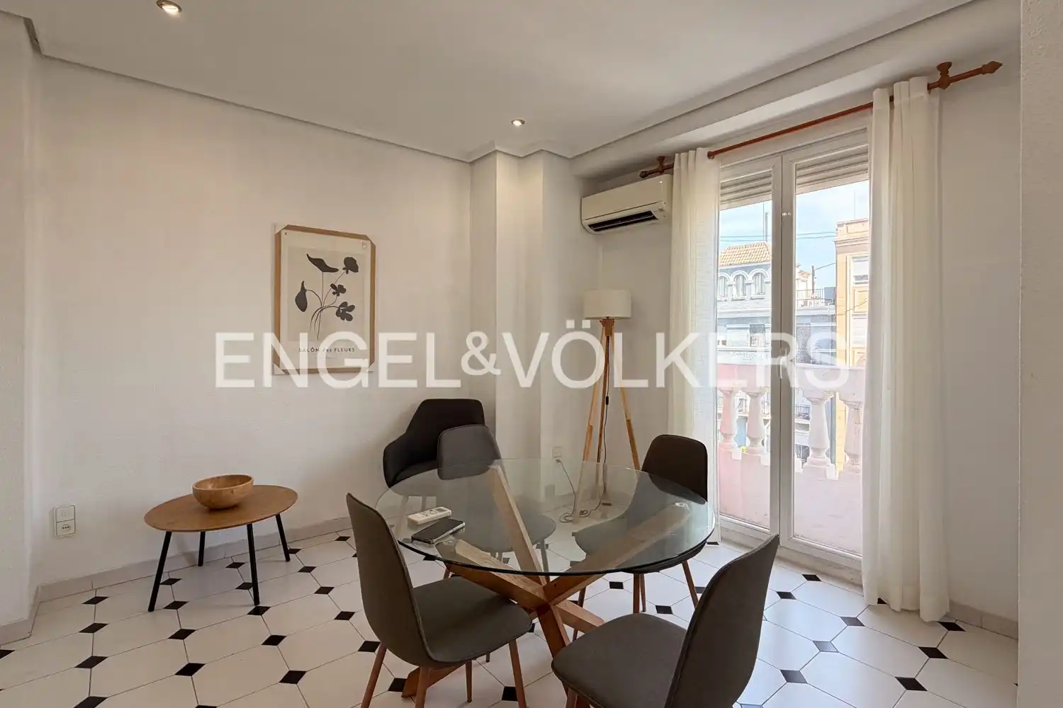 Esszimmer von Wohnung zur Miete in Valencia mit Klimaanlage, Heizung und Möbliert