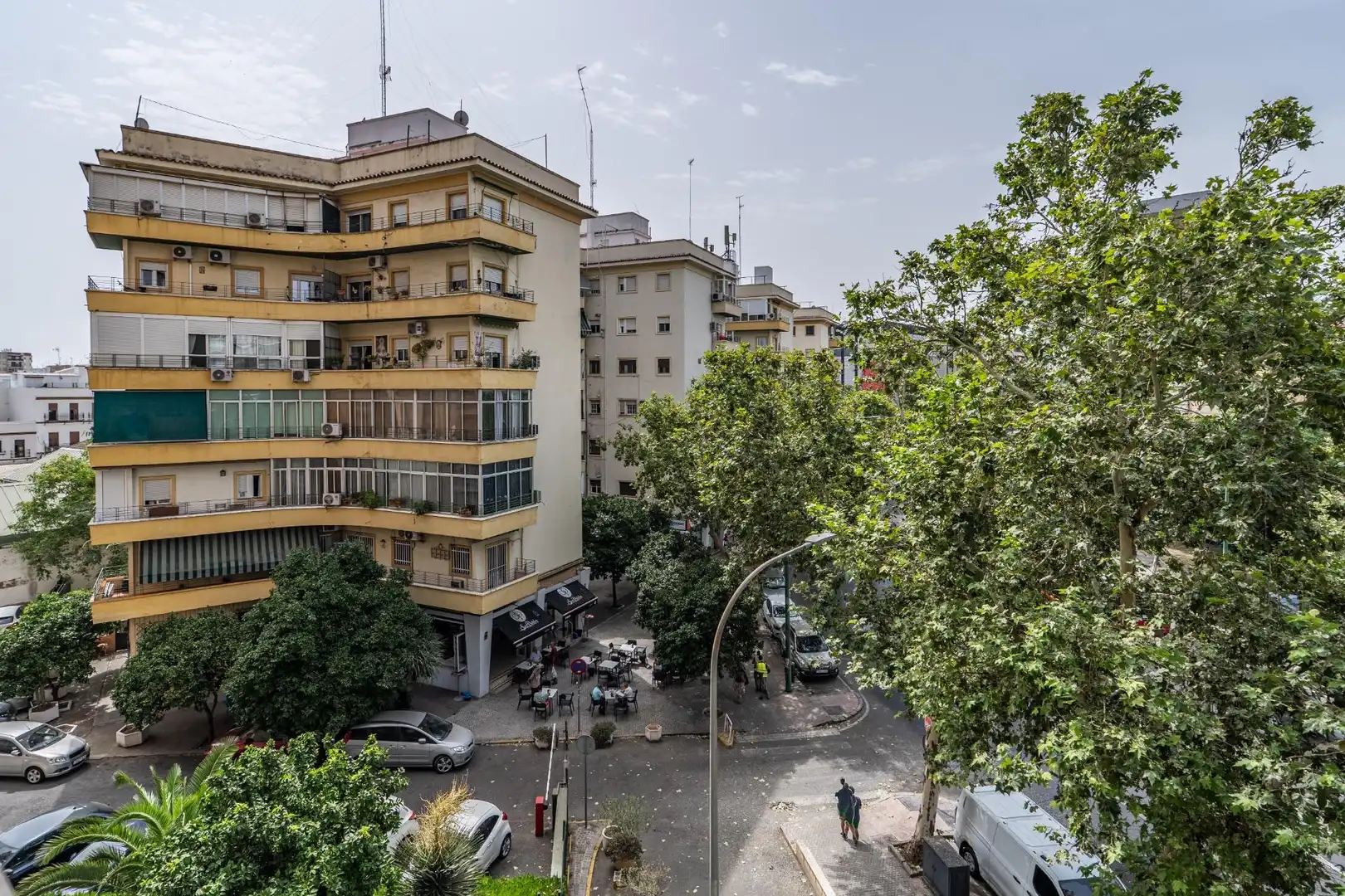 Exterior view of Flat for rent in Sevilla  with Air Conditioner, Heating and Furnished