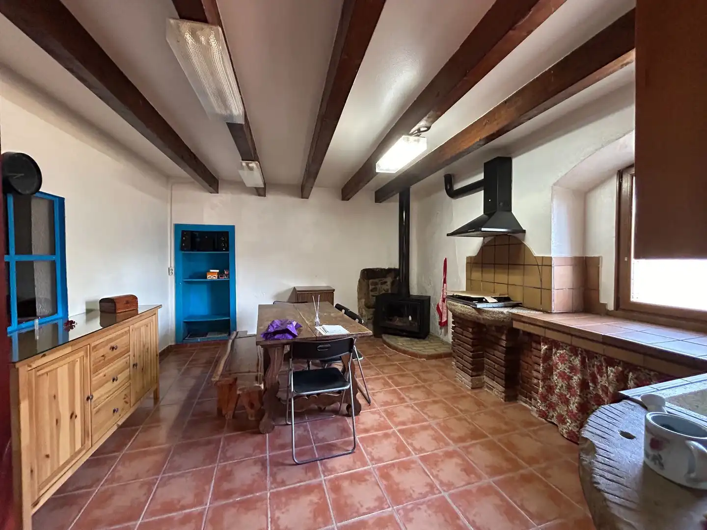 Cuina de Finca rústica en venda en Santa Maria de Palautordera amb Calefacció