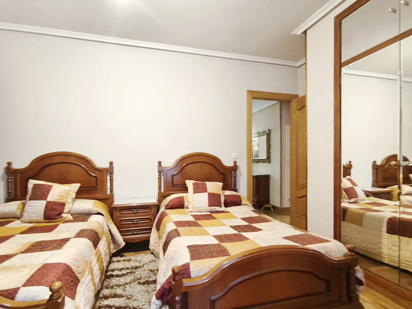 Bedroom of Flat for sale in  Logroño  with Heating, Parquet flooring and Terrace