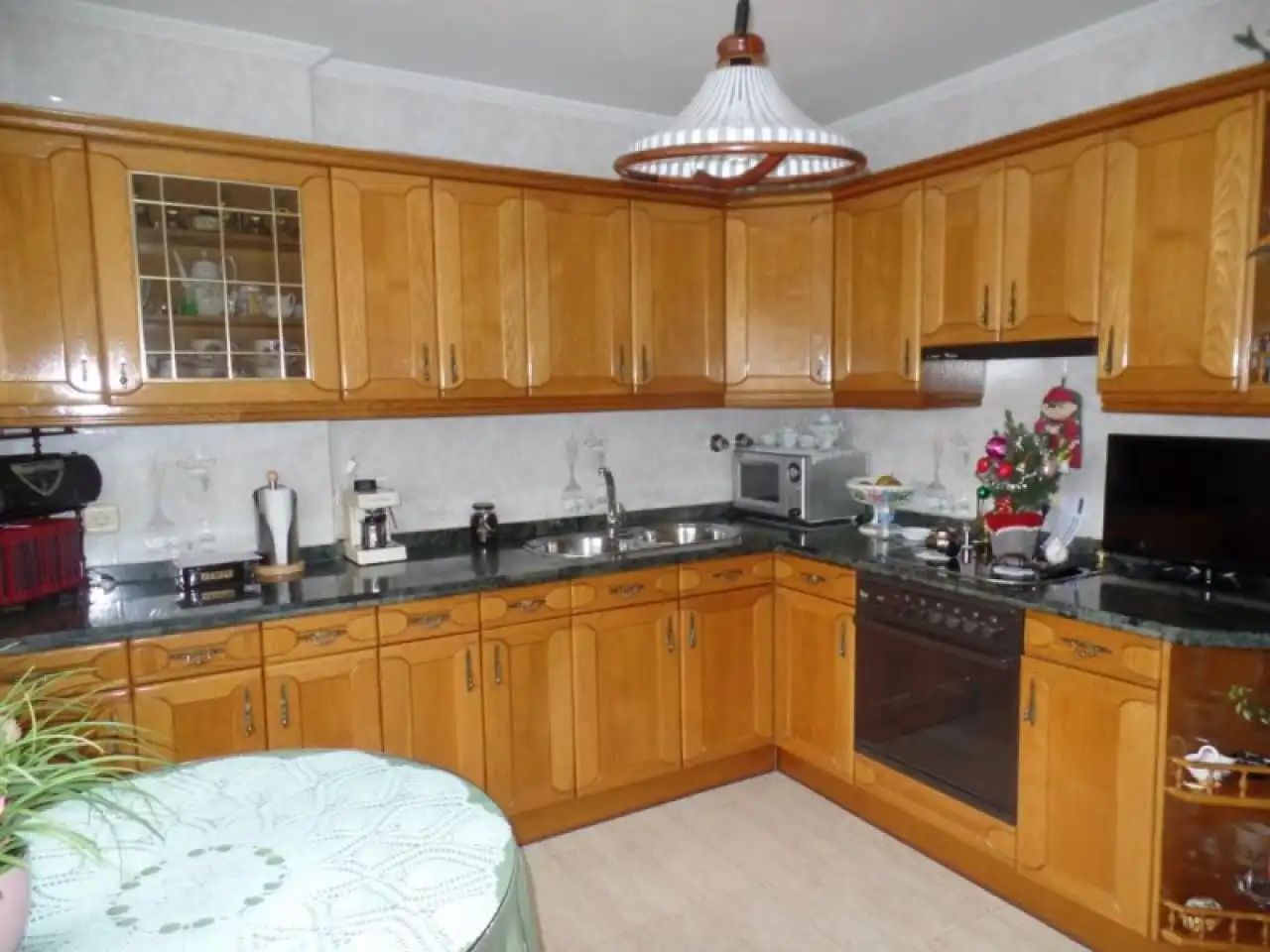 Cuina de Casa o xalet en venda en Villarejo de Órbigo amb Calefacció, Parquet i Terrassa