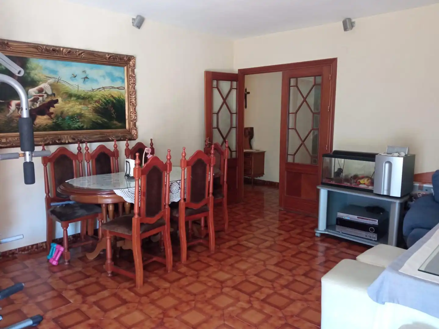 Menjador de Casa o xalet en venda en Málaga amb Jardí privat, Terrassa i Traster