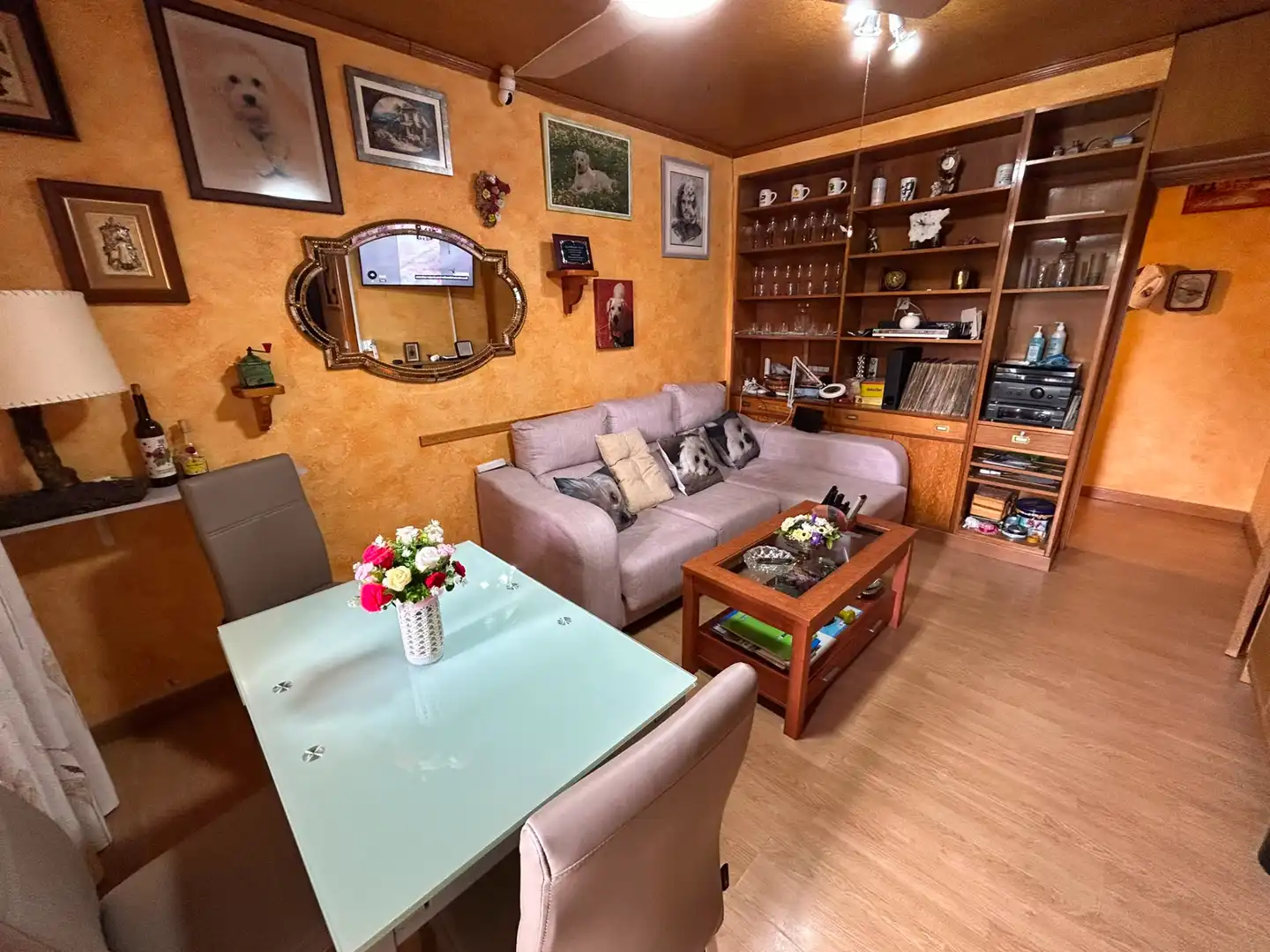 Sala d'estar de Pis en venda en Mejorada del Campo amb Aire condicionat i Forn