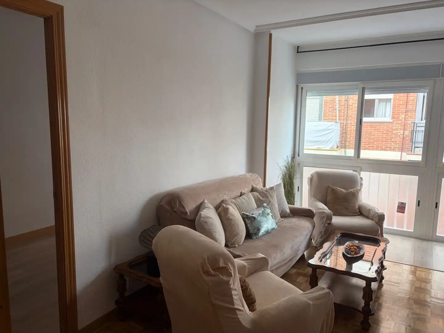 Sala de estar de Piso en venta en  Madrid Capital con Terraza