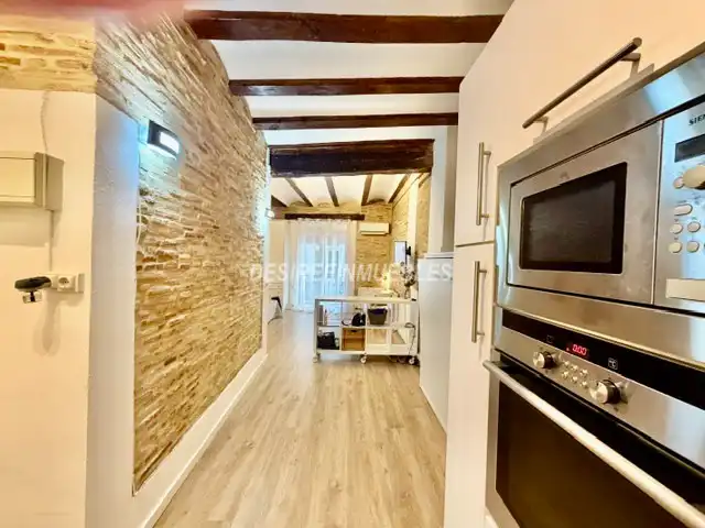 Cocina de Piso de alquiler en Valencia con Aire acondicionado, Calefacción y Parquet