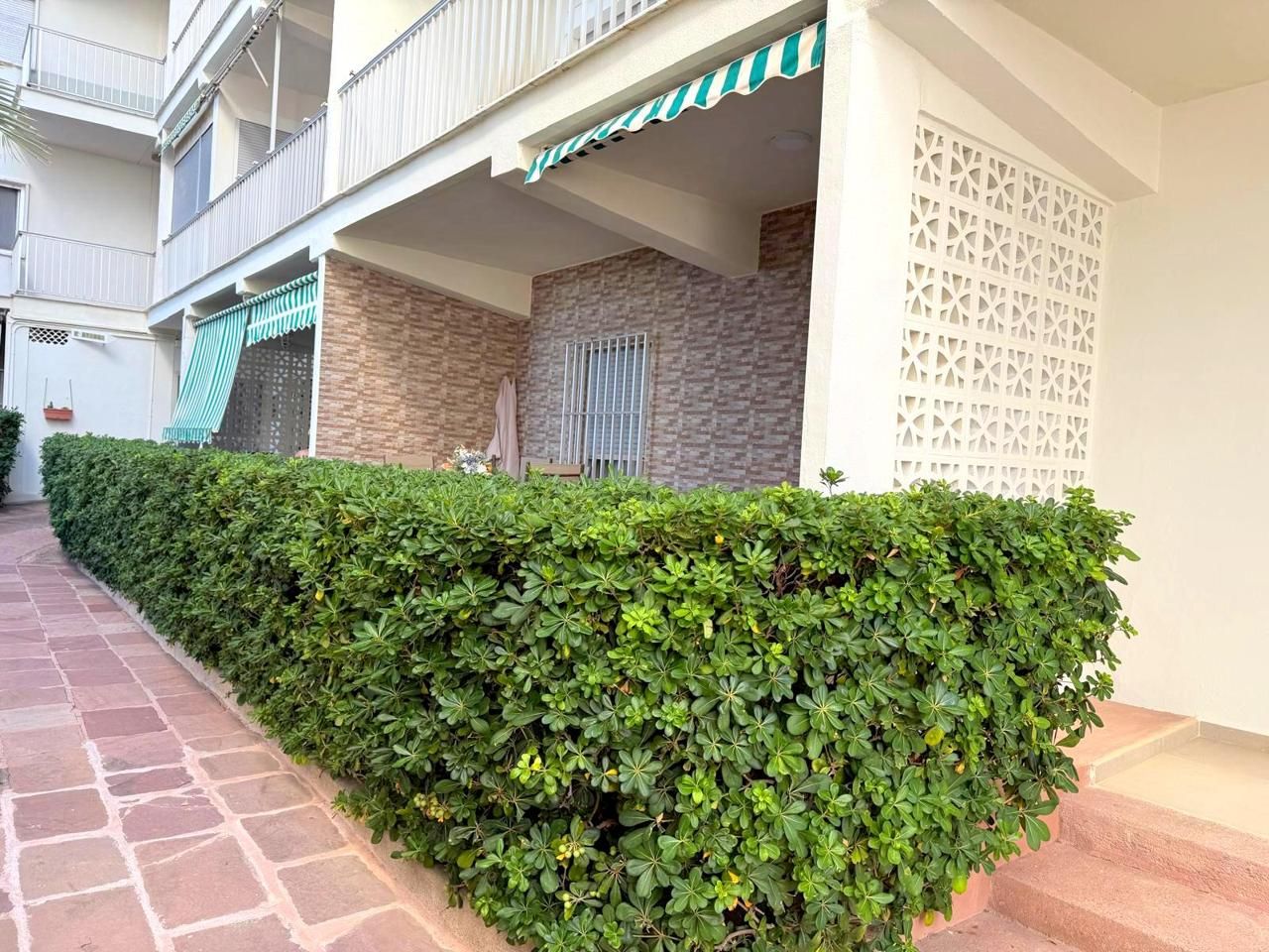 Jardí de Apartament de lloguer en Gandia amb Terrassa i Moblat