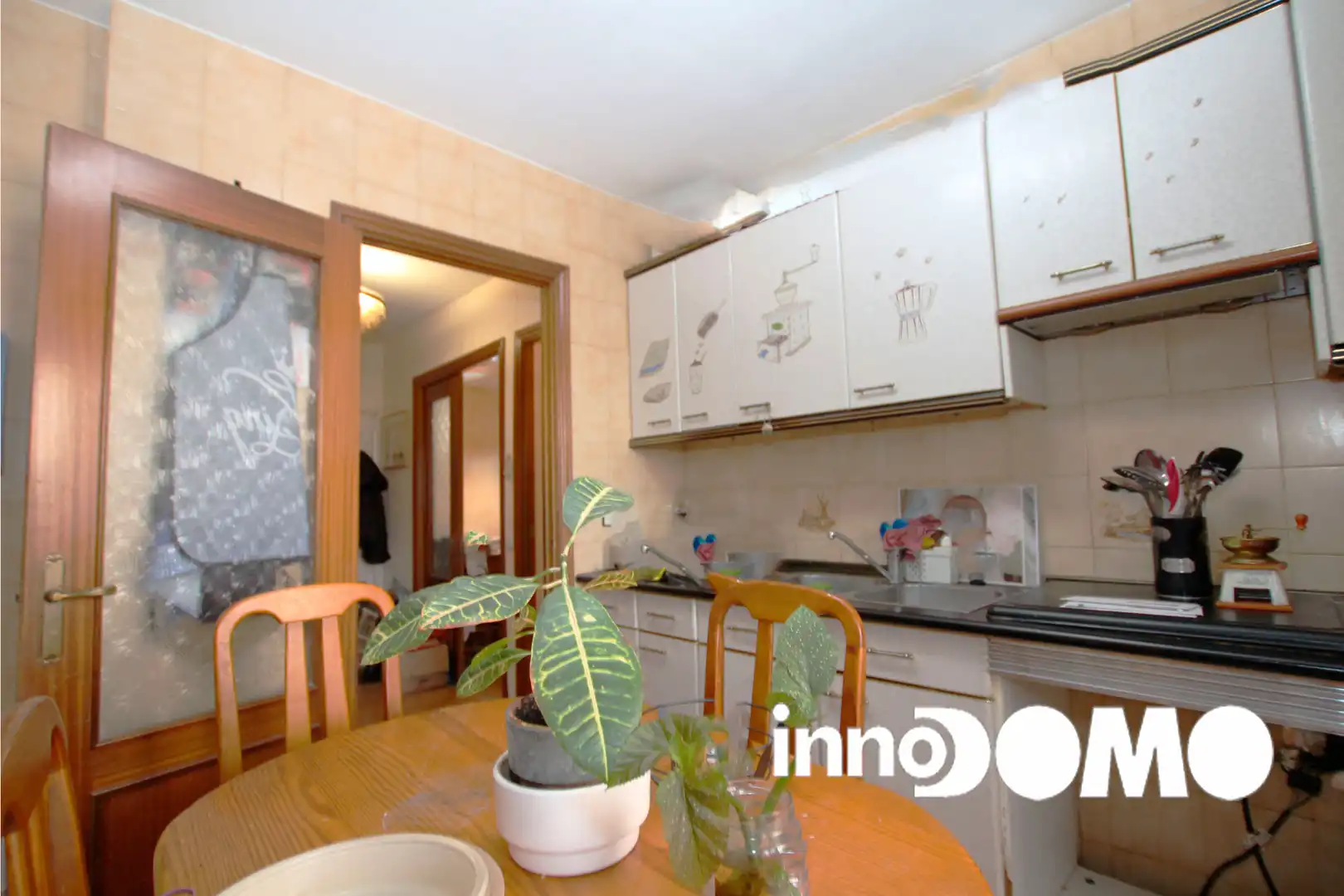 Kitchen of Flat for sale in Parla  with Air Conditioner, Heating and Parquet flooring