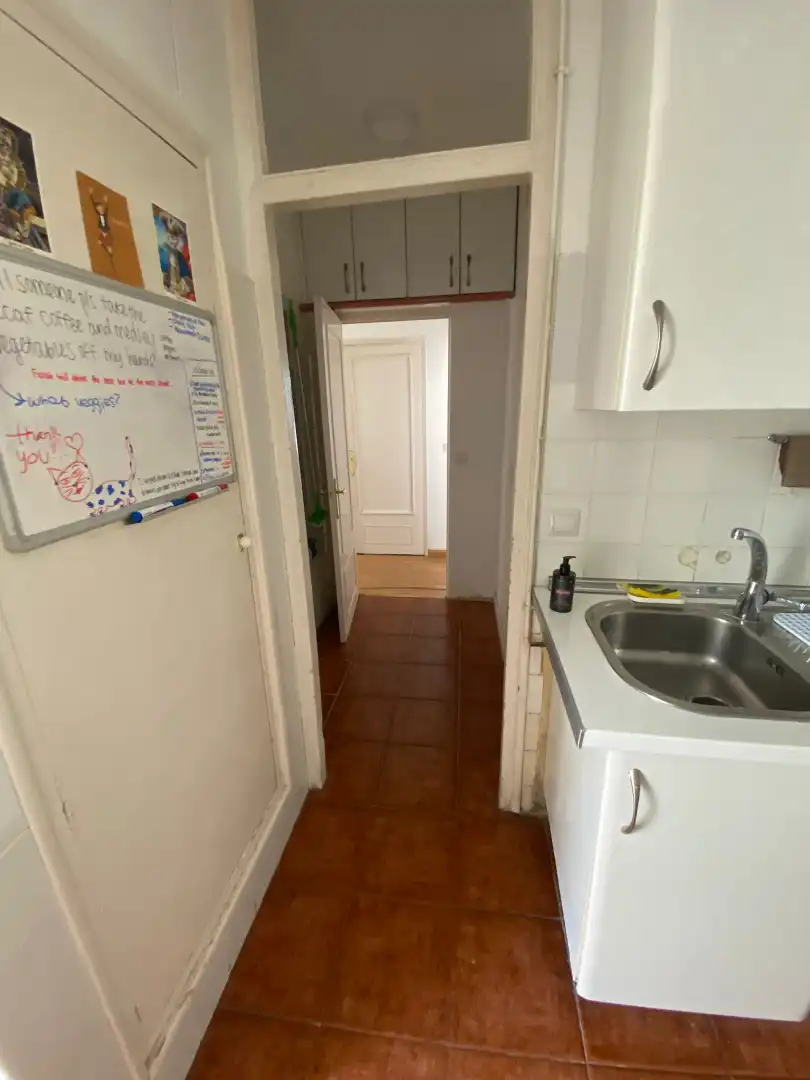 Küche von Wohnung zur Miete in Madrid mit Heizung, Parkett und Möbliert