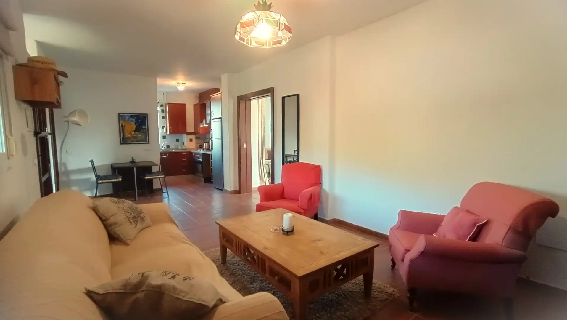 Sala de estar de Finca rústica en venta en Estepona con Aire acondicionado, Calefacción y Jardín privado