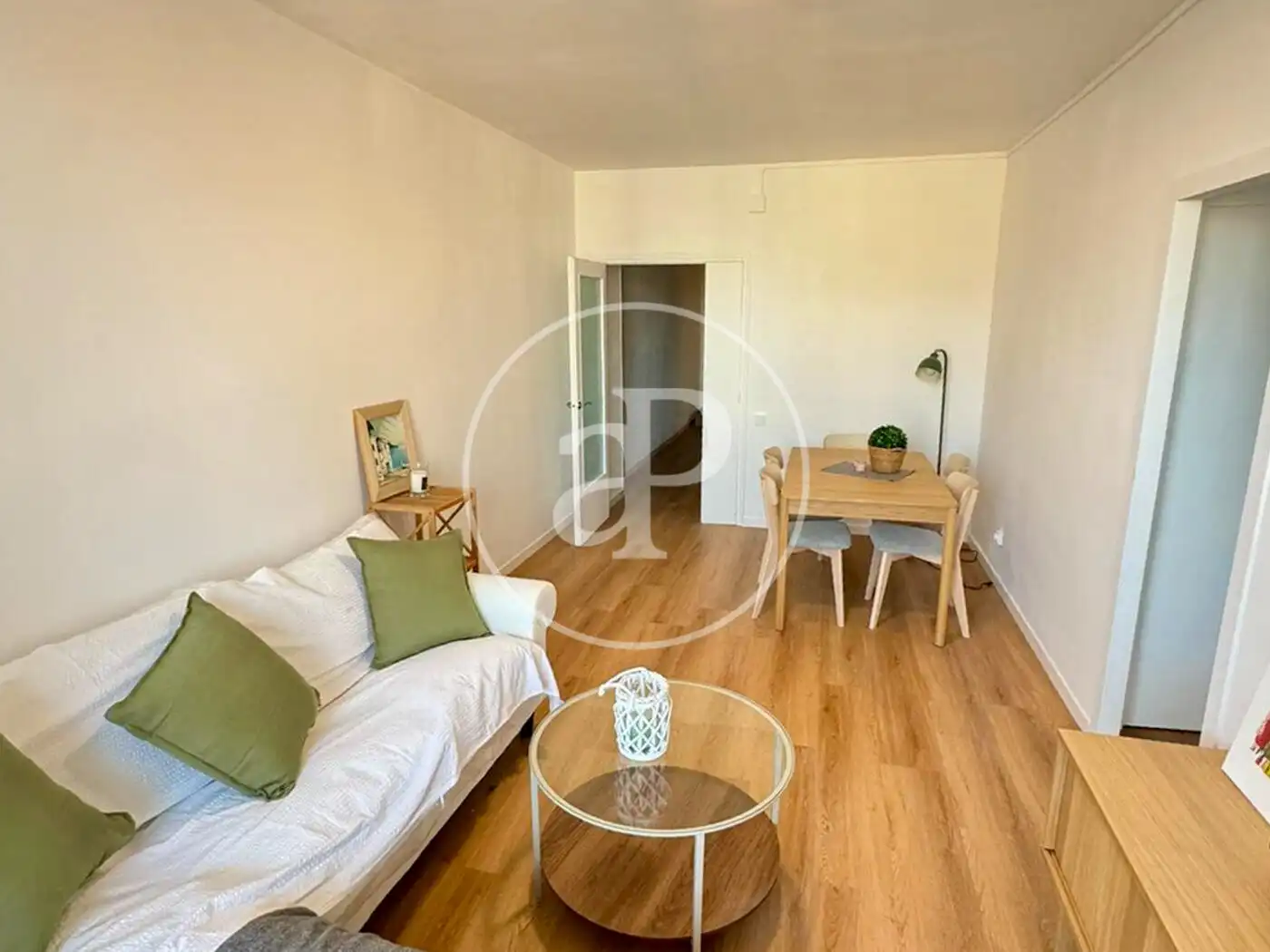 Living room of Flat for rent in Barcelona  with Air Conditioner, Heating and Furnished