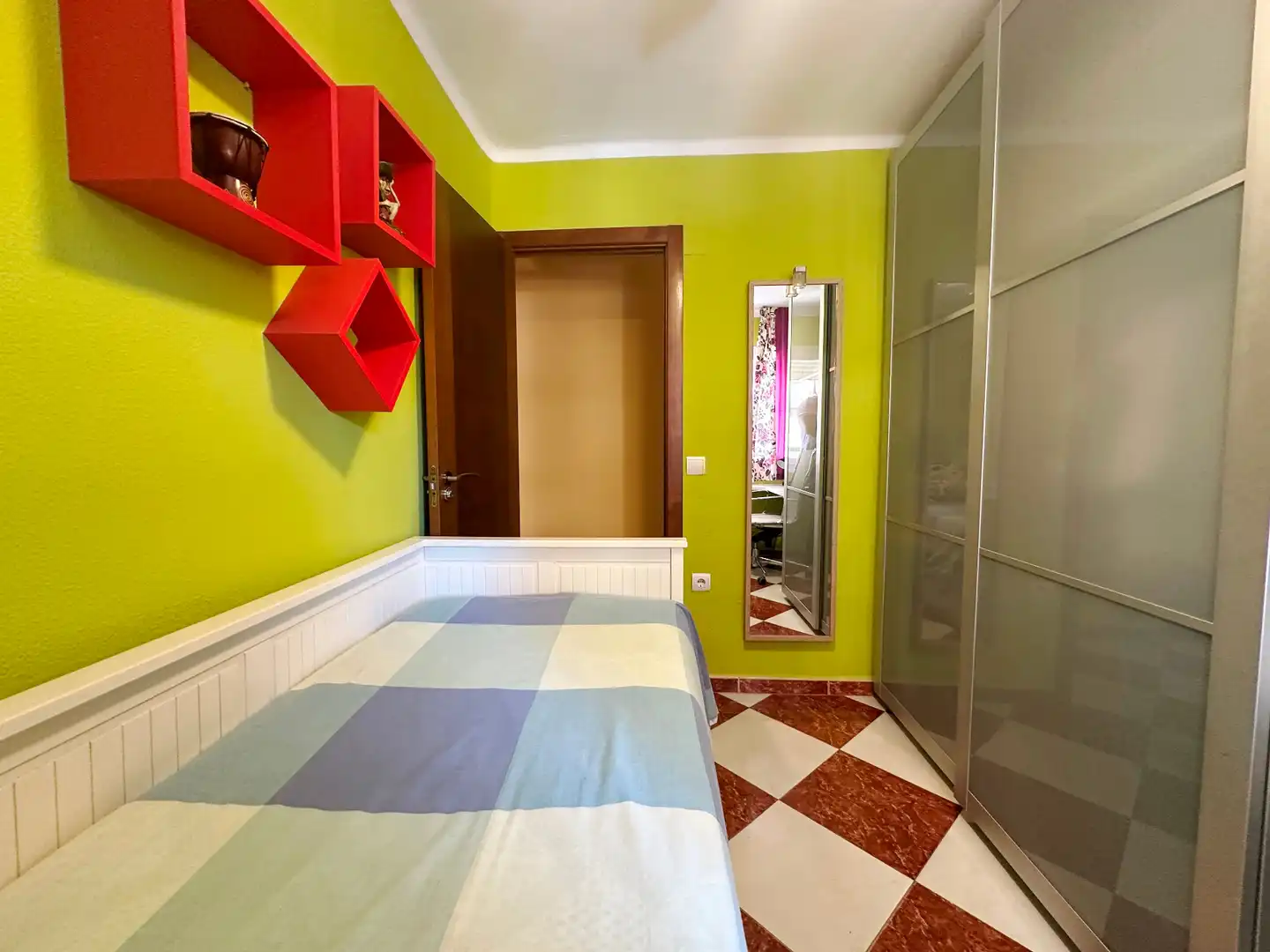 Bedroom of Flat for sale in Málaga