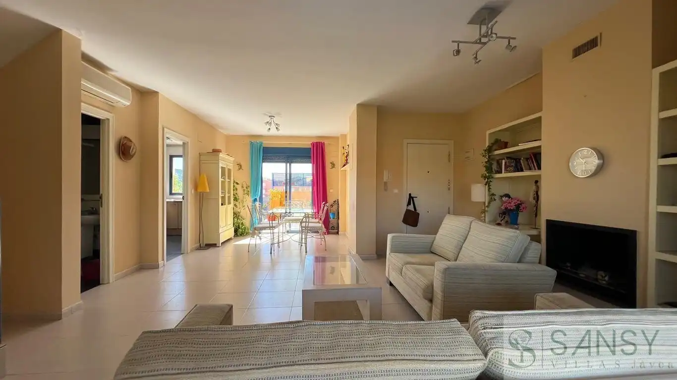Living room of Attic for sale in Dénia  with Air Conditioner, Storage room and Community pool
