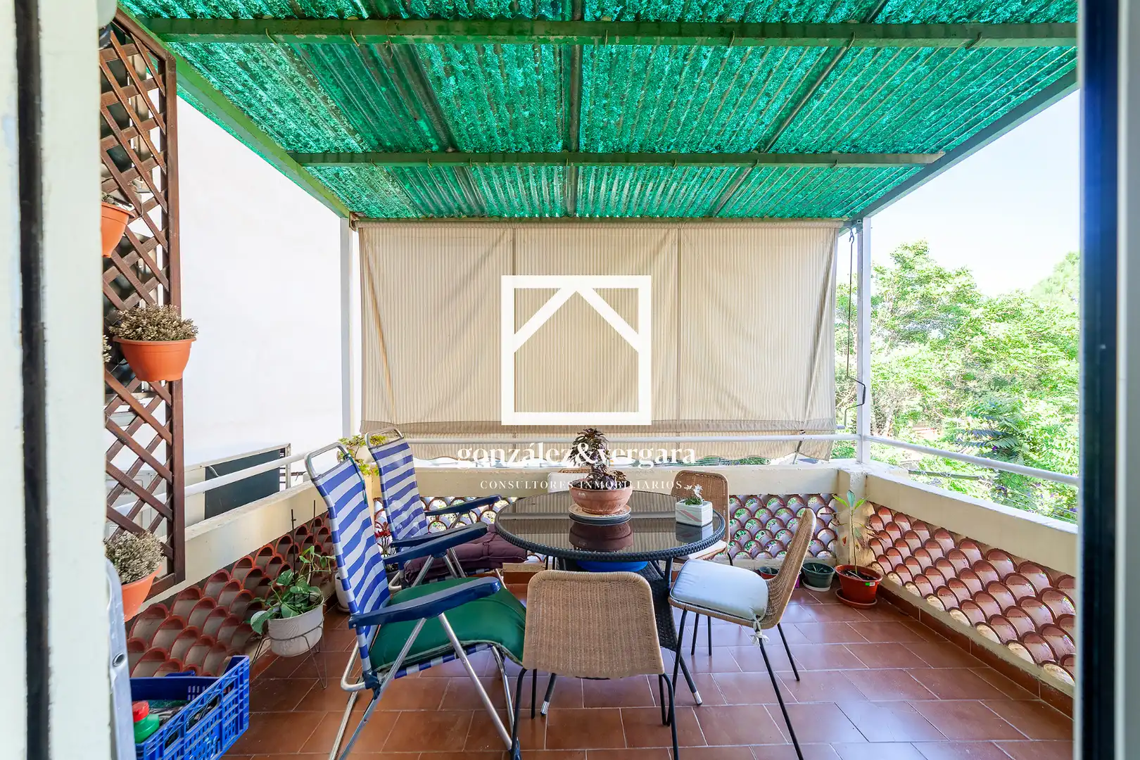 Terrasse von Wohnung zum Verkauf in Burjassot mit Klimaanlage, Heizung und Terrasse