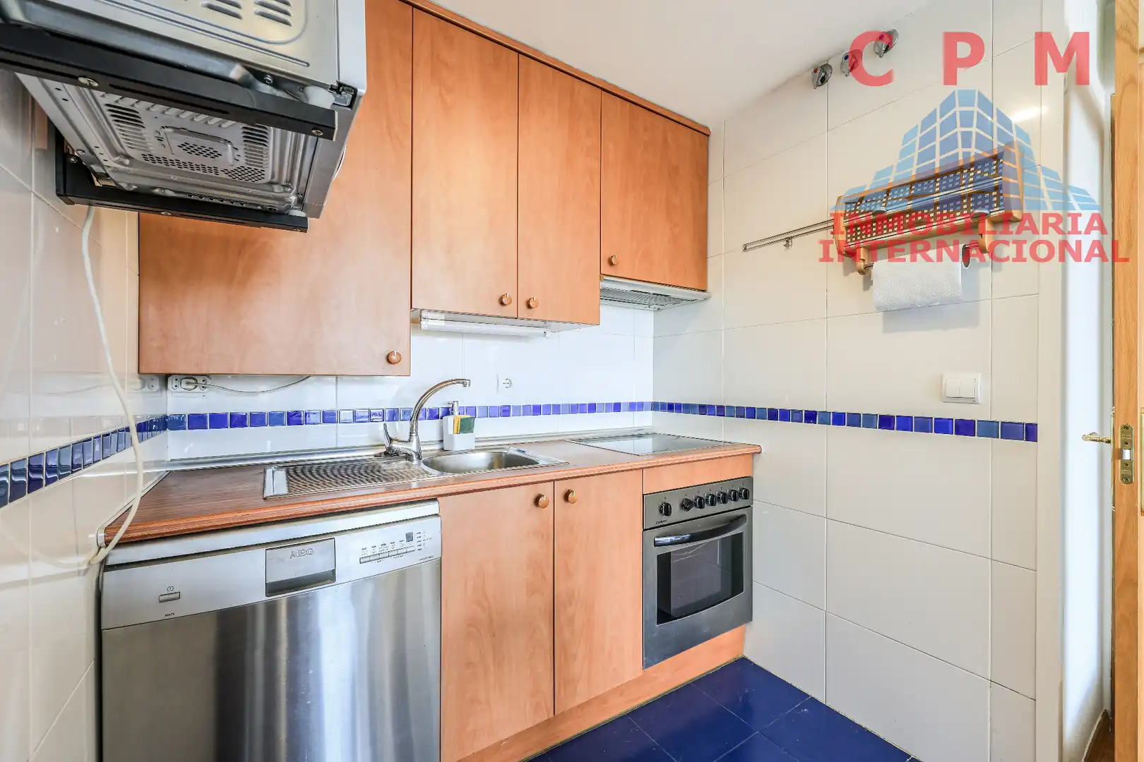 Küche von Wohnung zur Miete in Madrid mit Klimaanlage, Heizung und Parkett