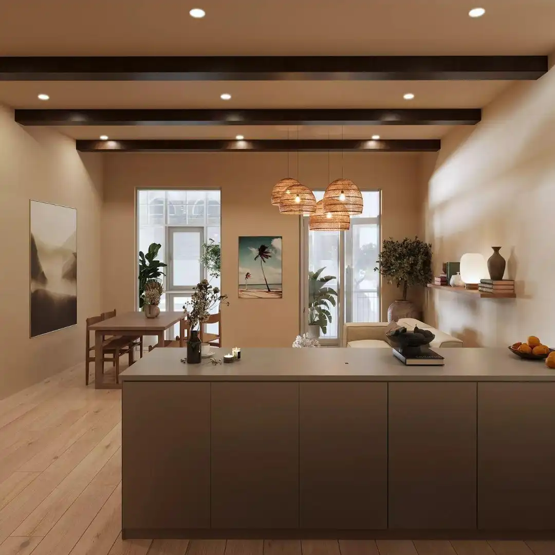Cocina de Apartamento en venta en Cartagena con Aire acondicionado, Calefacción y Terraza