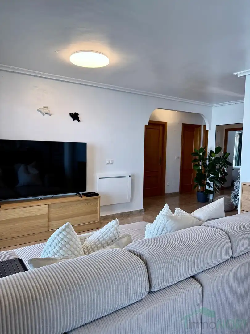 Wohnzimmer von Dachboden zum Verkauf in La Manga del Mar Menor mit Terrasse, Möbliert und Gemeinschaftspool