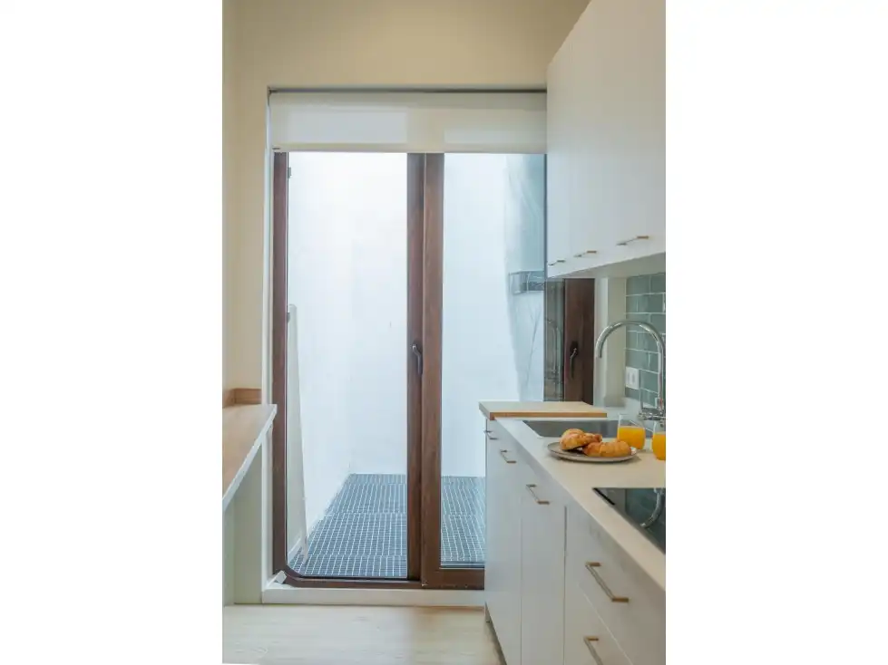 Cocina de Piso de alquiler en Sevilla con Terraza, Piscina y Amueblado