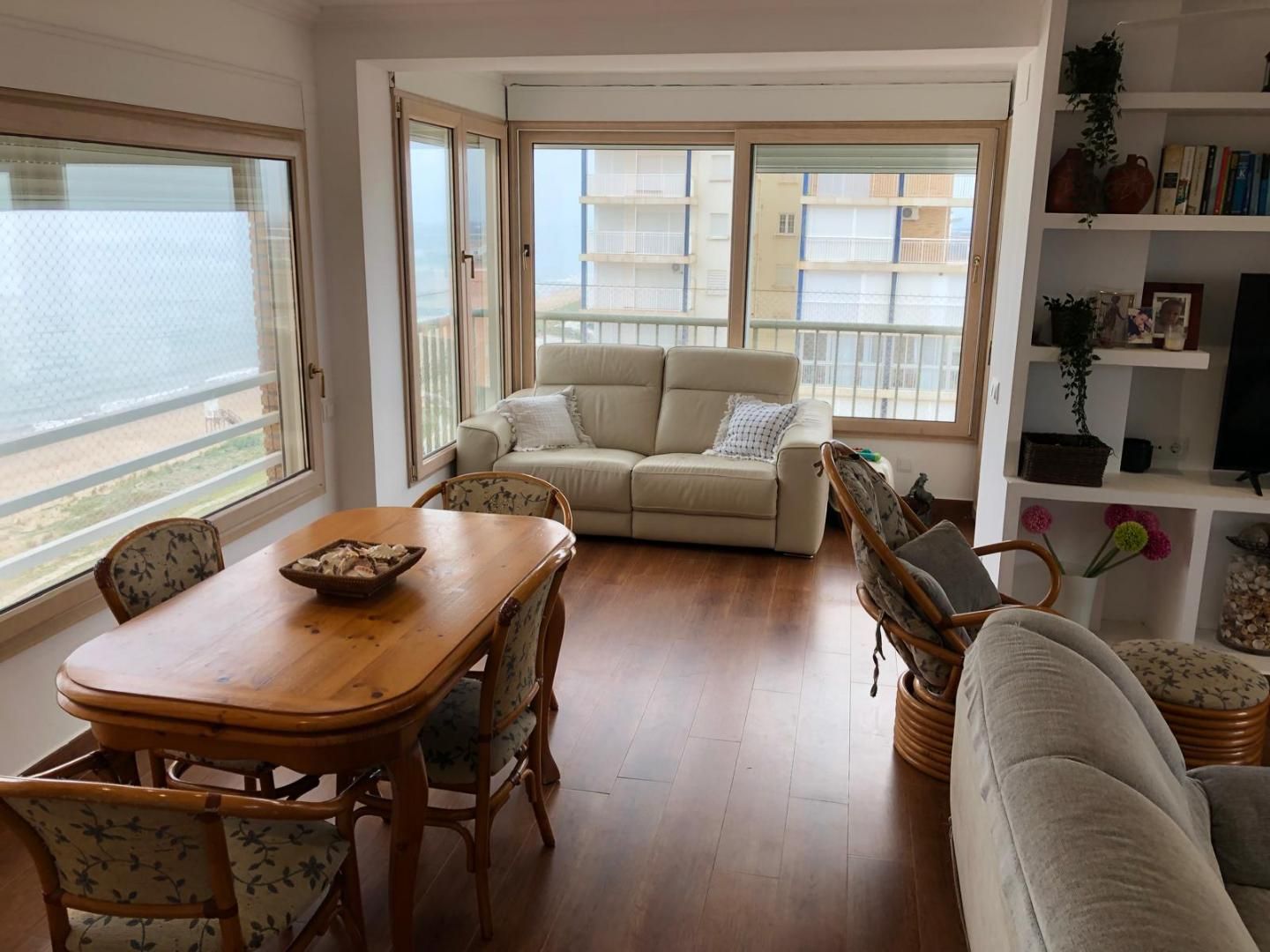 Sala de estar de Piso en venta en Sueca con Terraza y Piscina