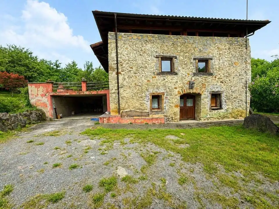 Vista exterior de Casa o xalet en venda en Areatza amb Terrassa